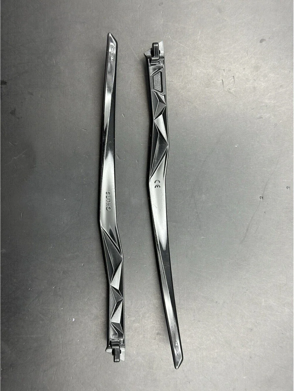 Oakley Sutro Black Ink OEM Replacement Arms (No Icons)